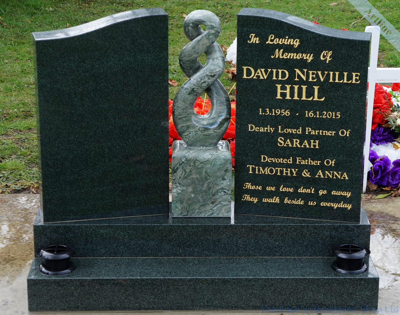Jadeite Eternity Memorial Headstone