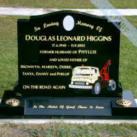 Truck Headstone