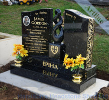 Emerald Pearl Headstone