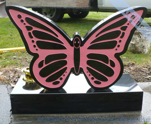 Butterfly Headstone