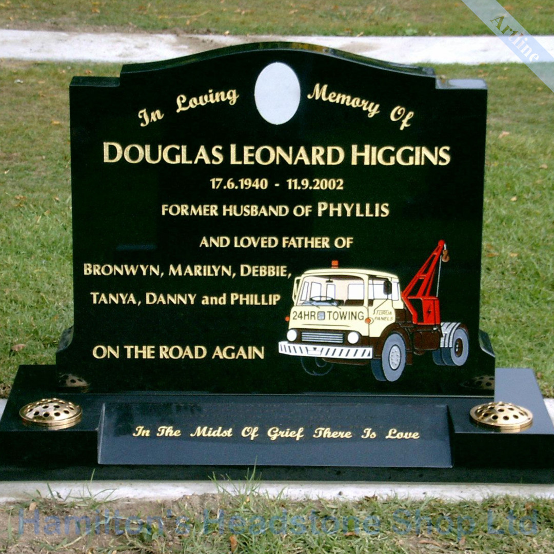 Truck Headstone